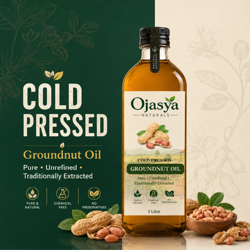 Ojasya Cold Pressed Groundnut Oil