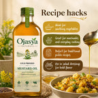 Ojasya Cold Pressed Yellow Mustard Oil