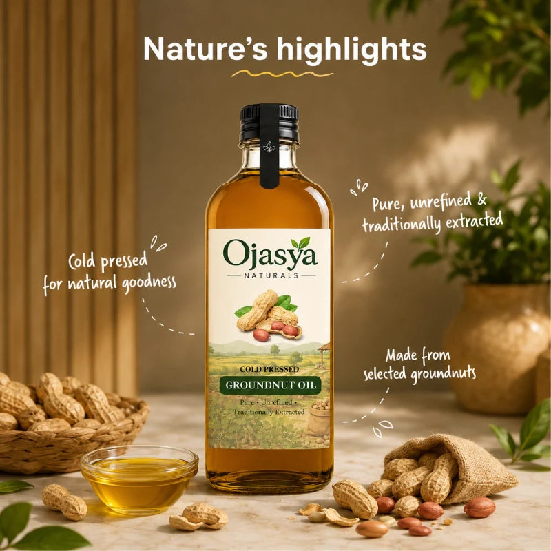 Ojasya Cold Pressed Groundnut Oil