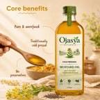 Ojasya Cold Pressed Yellow Mustard Oil