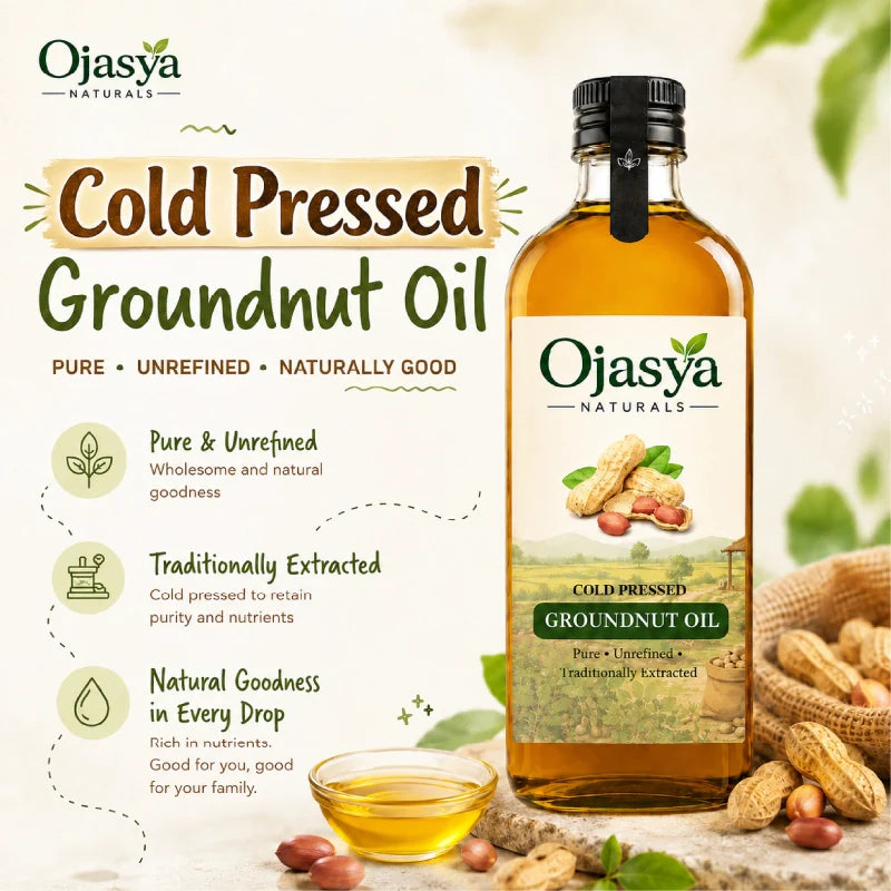 Ojasya Cold Pressed Groundnut Oil