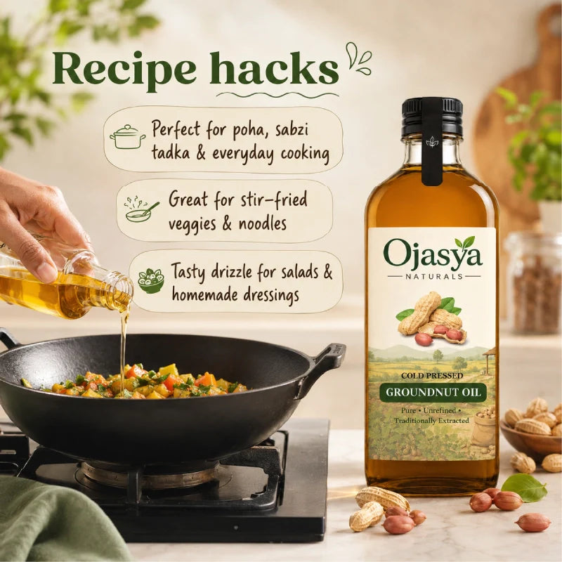 Ojasya Cold Pressed Groundnut Oil